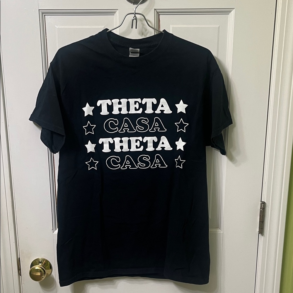 Kappa Theta Casa Black Graphic T-Shirt